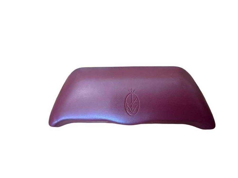 Jacques Marie Mage Burgundy Leather Sunglasses Case 
*Empty